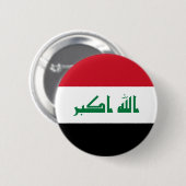 Flagge des Irak Button (Vorne & Hinten)
