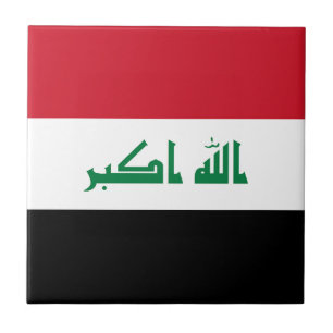 Flagge des Irak Fliese