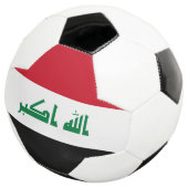 Flagge des Irak Fußball (Dreiviertel)