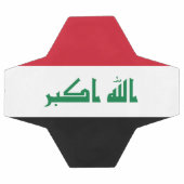 Flagge des Irak Fußball (Flach)