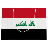Flagge des Irak Große Geschenktüte (Vorderseite)