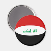 Flagge des Irak Magnet (Vorderseite/Rückseite)