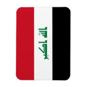 Flagge des Irak Magnet (Vertikal)