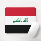 Flagge des Irak Mousepad (Mit Mouse)
