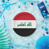Flagge des Irak Pappteller (Party)