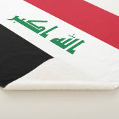 Flagge des Irak Sherpadecke (3/4)