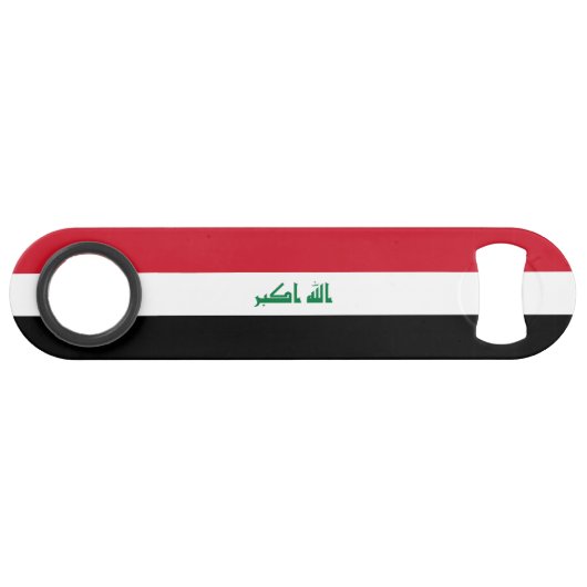 Flagge des Irak Speed Flaschenöffner (Vorderseite (Horizontal))