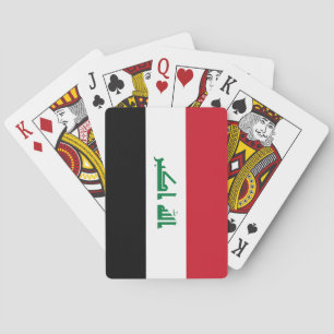 Flagge des Irak Spielkarten