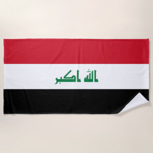 Flagge des Irak Strandtuch