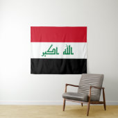 Flagge des Irak Wandteppich (Beispiel (Horizontal))