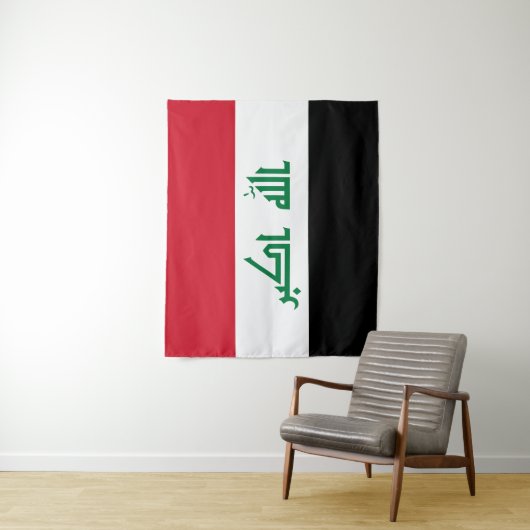 Flagge des Irak Wandteppich (Beispiel)