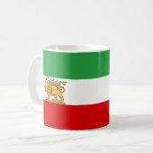 Flagge des Iran (1964–1980) Kaffeetasse (Vorderseite Links)
