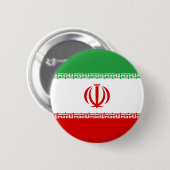 Flagge des Iran Button (Vorne & Hinten)