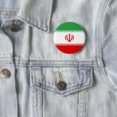 Flagge des Iran Button (Beispiel)