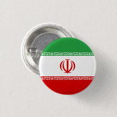 Flagge des Iran Button (Vorne & Hinten)
