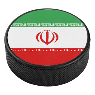 Flagge des Iran Eishockey Puck