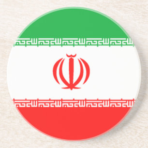 Flagge des Iran Getränkeuntersetzer