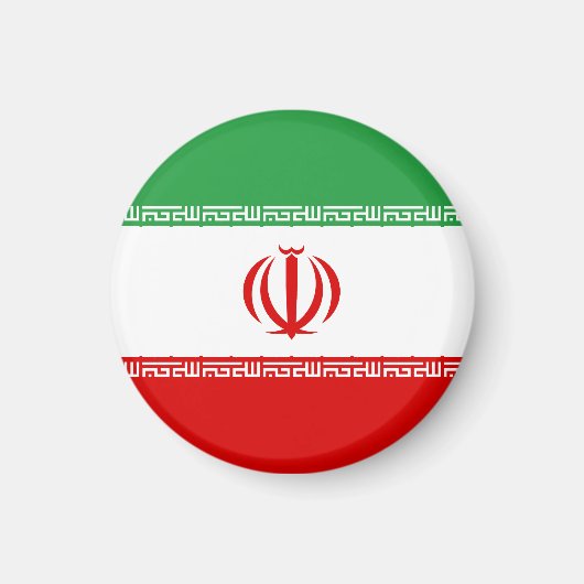 Flagge des Iran Magnet (Vorne)