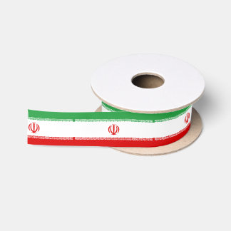 Flagge des Iran (Persisch) Satinband