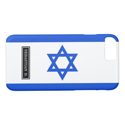 Flagge des Israelis Case-Mate iPhone Hülle (Rückseite (Horizontal))