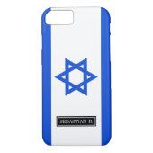 Flagge des Israelis Case-Mate iPhone Hülle (Rückseite)