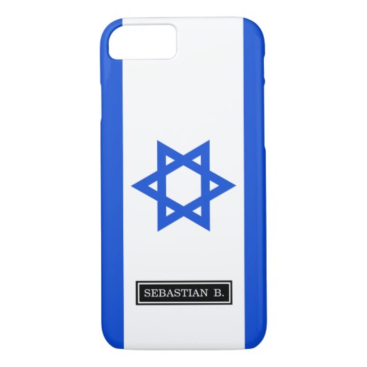 Flagge des Israelis Case-Mate iPhone Hülle (Rückseite)