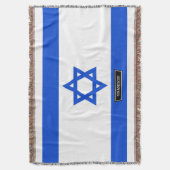 Flagge des Israelis Decke (Vorderseite Vertikal)