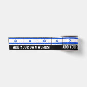 Flagge des Israelis Satinband (Vorderseite)