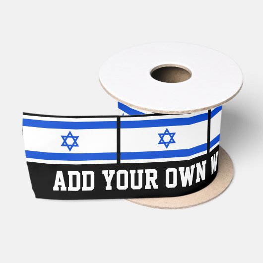 Flagge des Israelis Satinband (Spule)