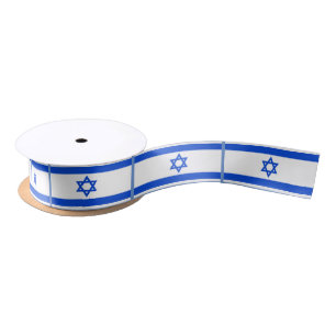 Flagge des Israelis Satinband