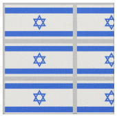 Flagge des Israelis Stoff (Nahaufnahme)