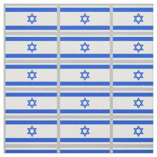 Flagge des Israelis Stoff