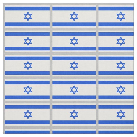 Flagge des Israelis Stoff (Muster)