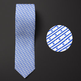 Flagge des israelischen Musters Krawatte