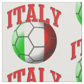Flagge des italienischen Fußball-Kugelmusters Stoff (Nahaufnahme)