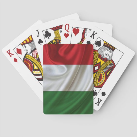 Flagge des italienischen Kartenspiels Spielkarten (Rückseite)