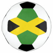 Flagge des Jamaika-Fußball-Balls Fußball (Vorderseite)