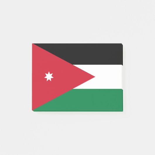 Flagge des Jordan Post-it® Notes Post-it Klebezettel (Vorderseite)