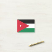 Flagge des Jordan Post-it® Notes Post-it Klebezettel (Auf Schreibtisch)