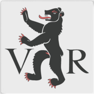 Flagge des Kantons Appenzell Ausserrhoden, Schweiz Aufkleber