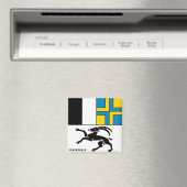 Flagge des Kantons Graubünden, Schweiz Magnet (In Situ (Geschirrspüler))
