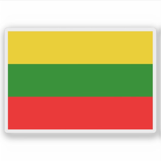 Flagge des Kantons Pucara, Ecuador Aufkleber (Vorderseite)
