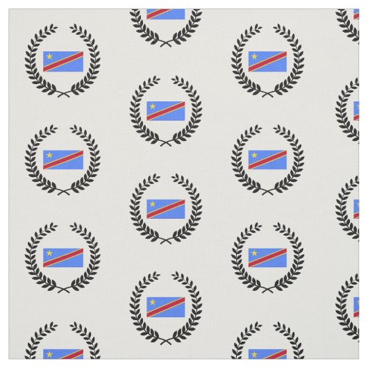 Flagge des Kongo Stoff (Muster)
