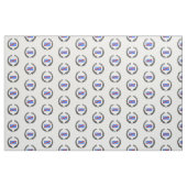 Flagge des Kongo Stoff (Fat Quarter (45,7 x 55,9 cm))