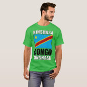 Flagge des Kongo T-Shirt (Vorne ganz)