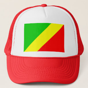 Flagge des Kongos Brazzaville Truckerkappe