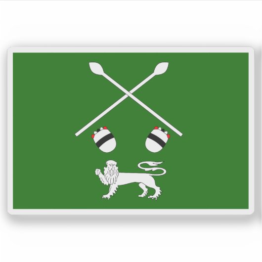 Flagge des Königreichs Ankole, Uganda Aufkleber (Vorderseite)