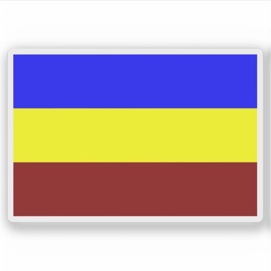 Flagge des Königreichs Busoga, Uganda Aufkleber (Vorderseite)