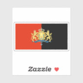 Flagge des Königreichs Haiti (1811-1814) Aufkleber (Blatt)