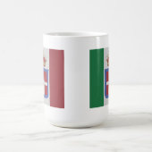 Flagge des Königreichs Italien  Kaffeetasse (Mittel)
